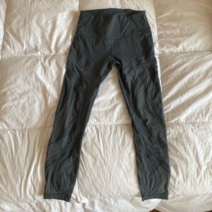 Lululemon Wunder Under High Rise Lace 21” Crop Legging